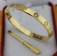 Cartier Love bracelet yellow gold 4 diamonds replica B6035916